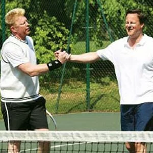 Как политики в теннис играли